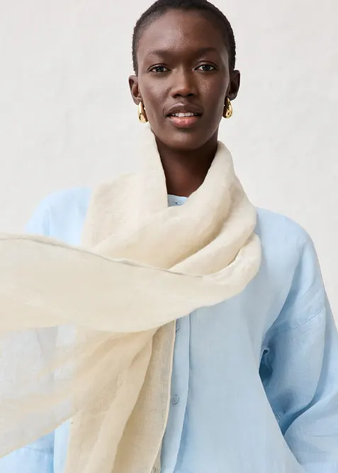 Zomerse linnen sjaal, bonprix