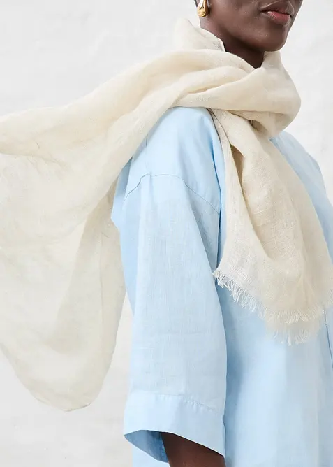 Zomerse linnen sjaal, bonprix