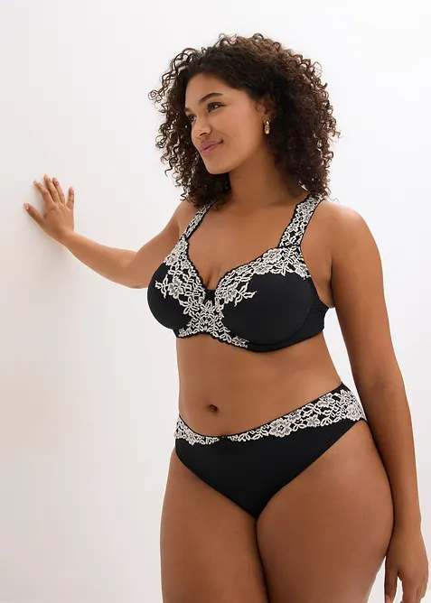 Beugel bh met gewatteerde schouderbandjes (set van 2), bonprix