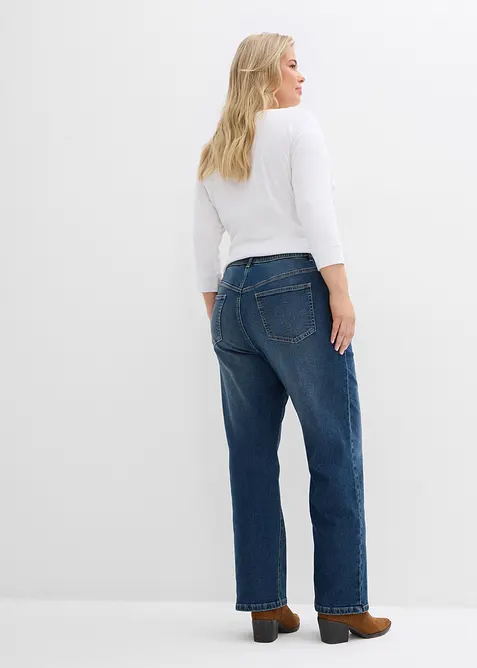 Loose fit straight jeans, high waist, bonprix