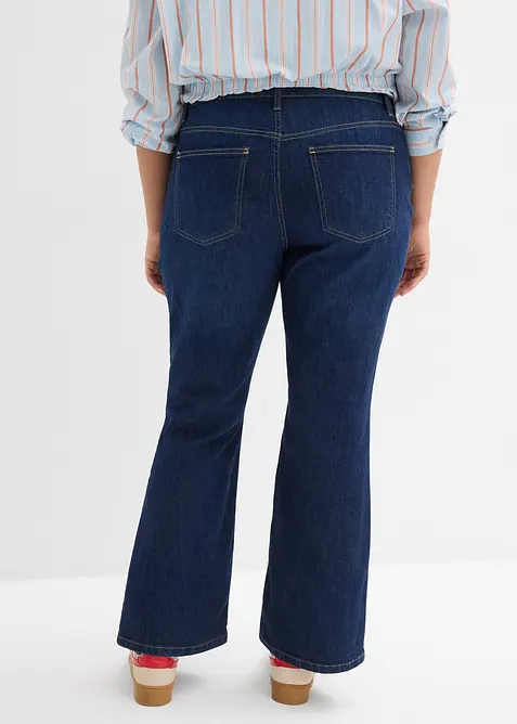 Flared jeans, mid waist, bonprix