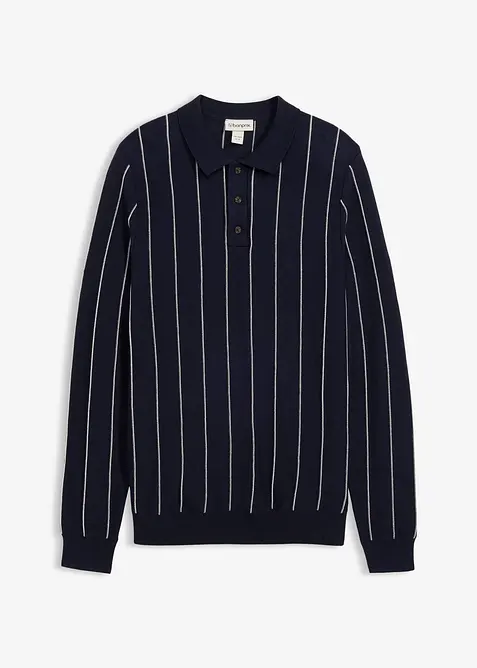 Fijngebreide trui met polokraag, bonprix