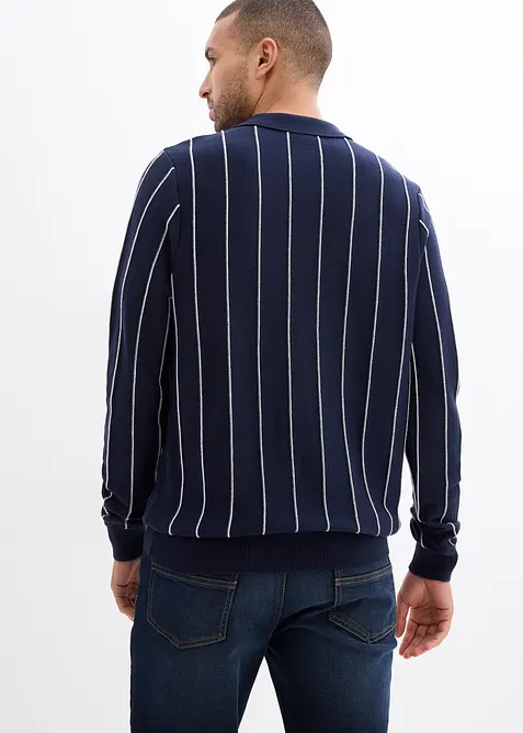 Fijngebreide trui met polokraag, bonprix