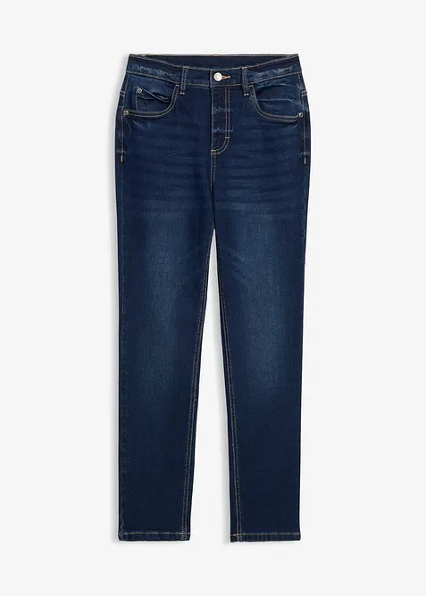 Slim fit stretch jeans met verstelbare band, straight, bonprix