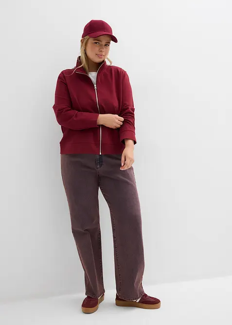 Sweatvest van comfortabel Punto di Roma, bonprix