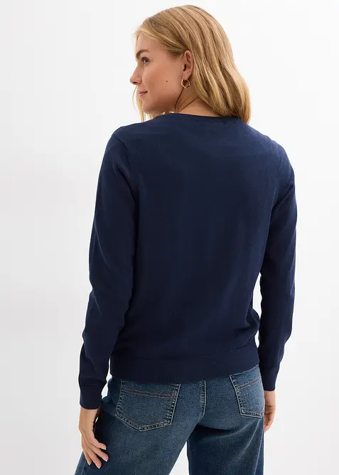 Fijngebreid vest, bonprix