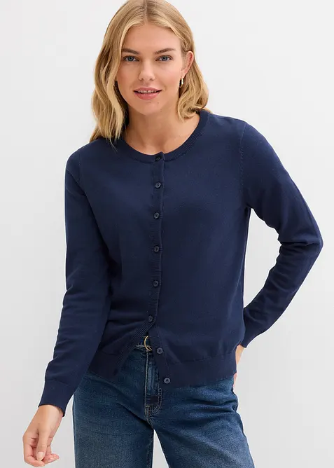 Fijngebreid vest, bonprix