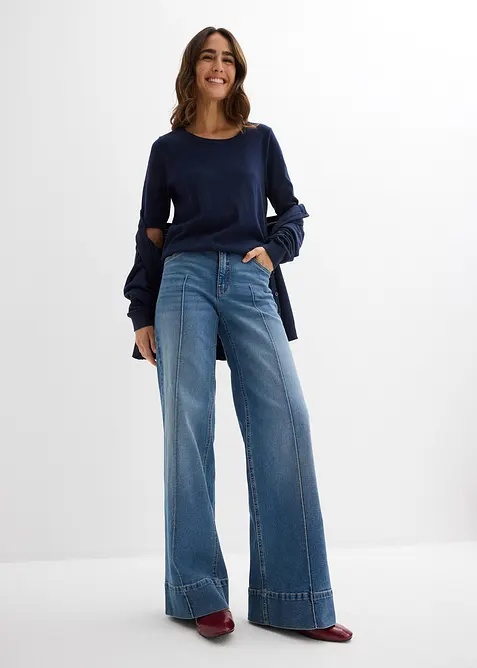 Fijngebreide trui, bonprix