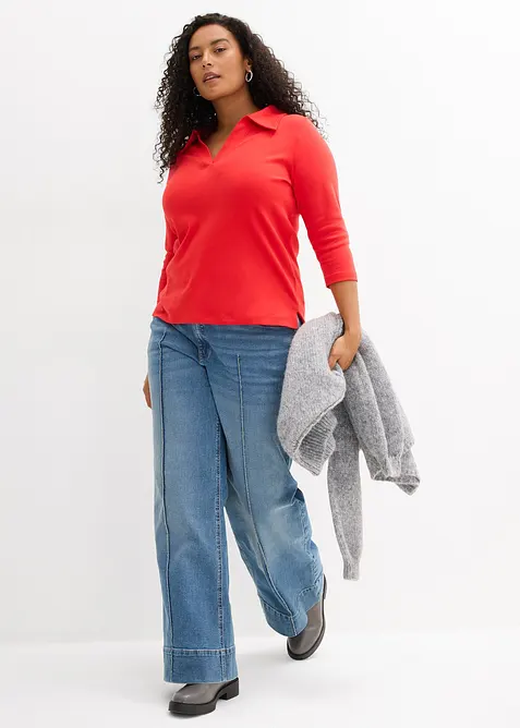 Poloshirt van biologisch katoen, bonprix