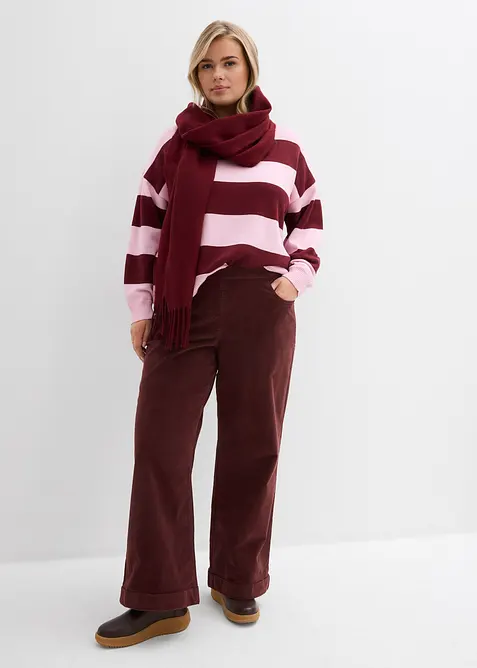 Oversized trui in een zachte viscosemix, bonprix