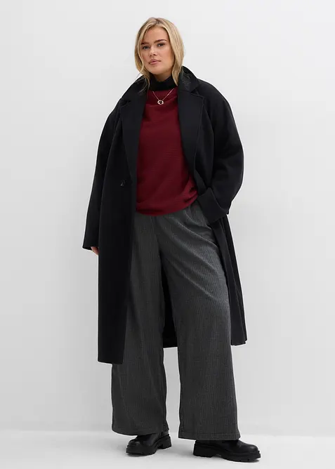 Trui met ronde hals en katoen, bonprix