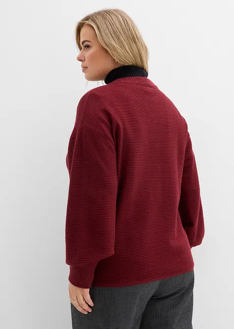 Trui met ronde hals en katoen, bonprix