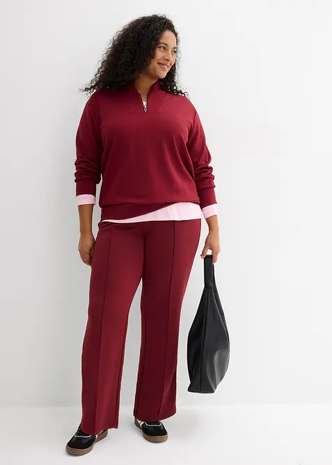 Sweater in een zachte viscosemix, bonprix