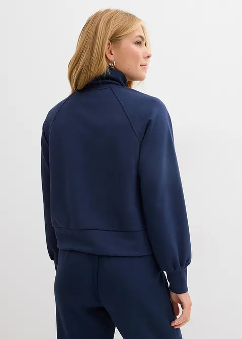 Sweater van zacht scuba, bonprix