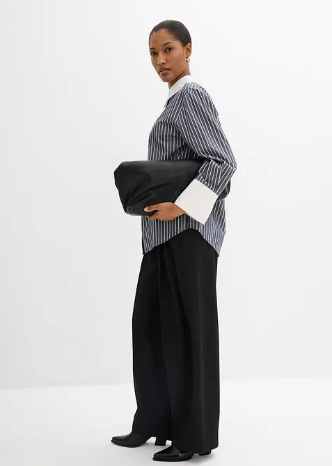 Oversized overhemd van puur katoen, bonprix