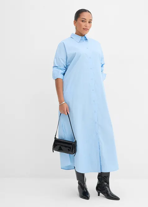 Overhemdjurk van puur katoen, bonprix