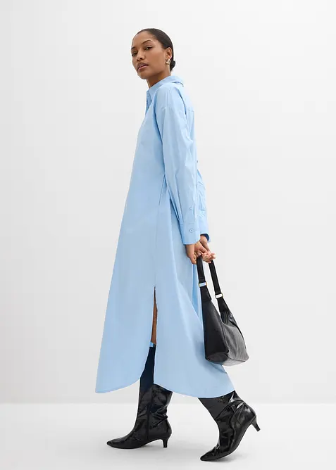 Overhemdjurk van puur katoen, bonprix