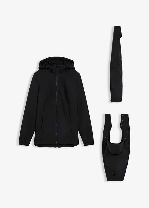 4-in-1 softshell jas met baby-inzet, bonprix
