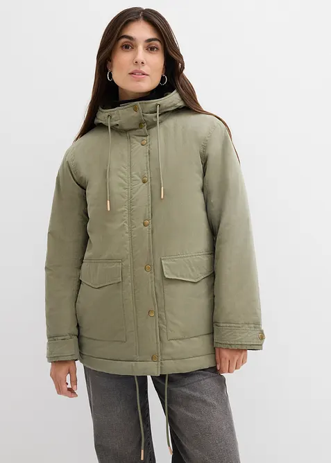 Warm gewatteerde parka, bonprix