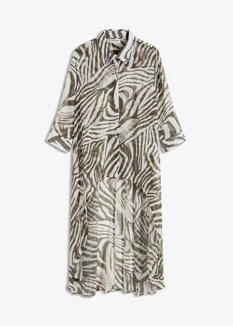 Lange chiffon blouse, bonprix