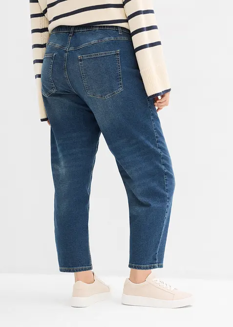 Mom jeans high waist, cropped, bonprix