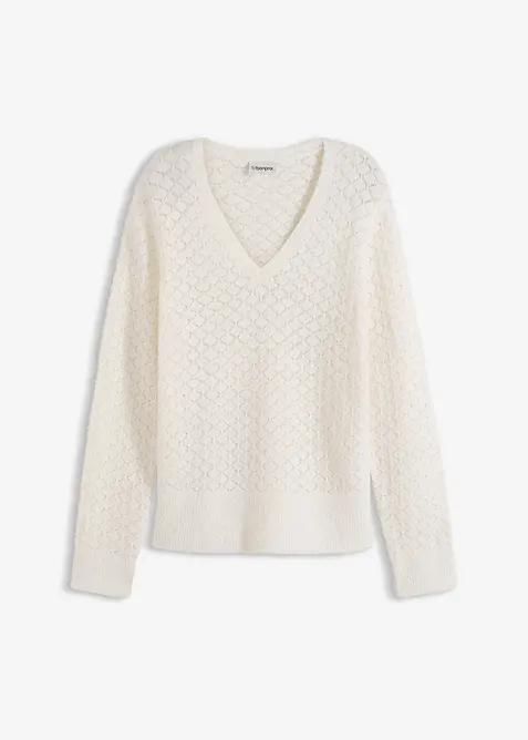 Ajour-trui met veergaren, bonprix