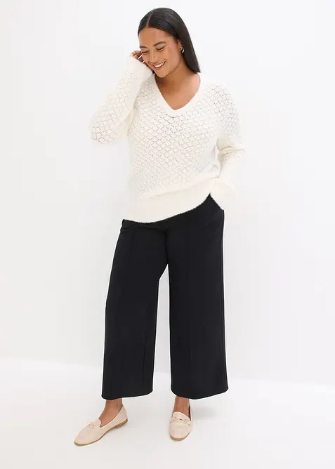 Ajour-trui met veergaren, bonprix