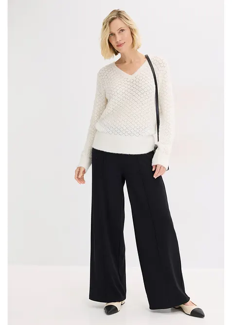 Ajour-trui met veergaren, bonprix