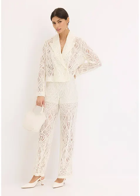 Blazer van kant, bonprix