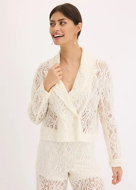 Blazer van kant, bonprix