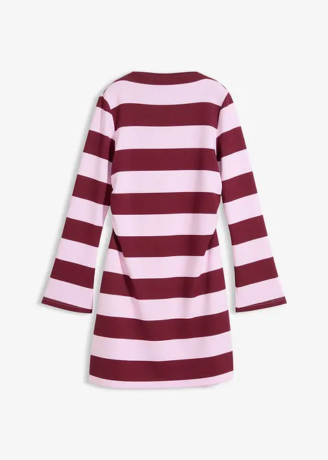 Jersey jurk met opstaande kraag, bonprix