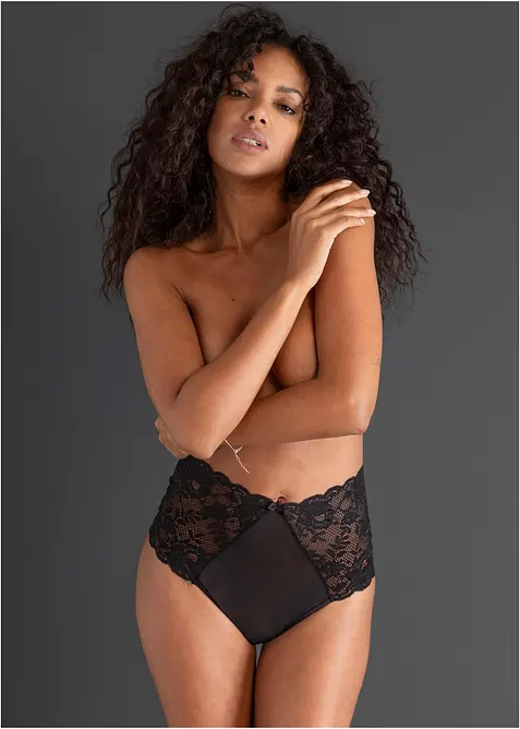 High waist string ouvert met afneembare ketting, bonprix