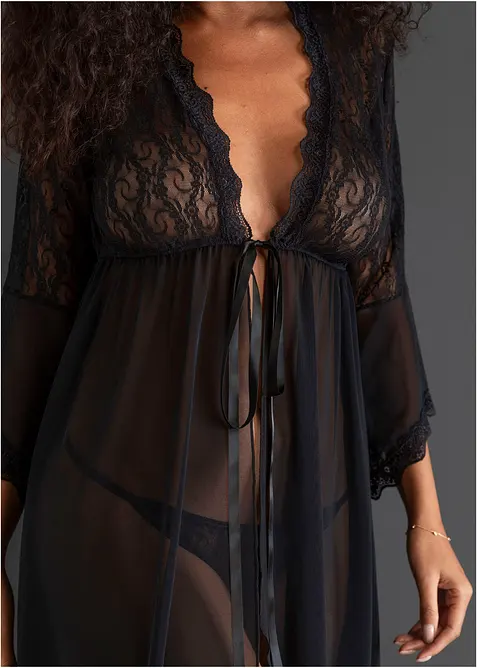 Kimono en string (2-dlg. set), bonprix