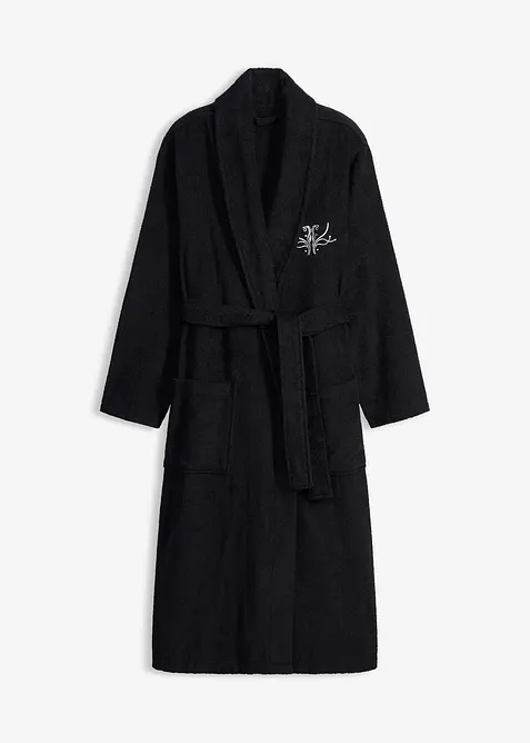 Frott&eacute; badjas van katoen, bonprix