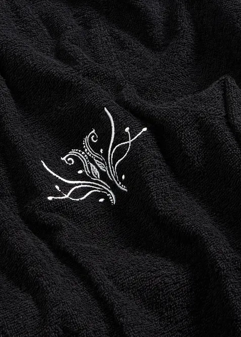 Frott&eacute; badjas van katoen, bonprix