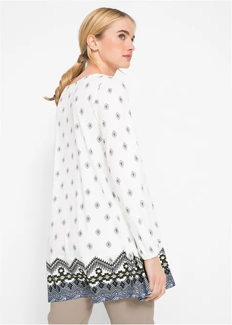 Extra wijde shirt tuniek in een viscosemix, bonprix