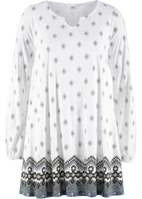 Extra wijde shirt tuniek in een viscosemix, bonprix