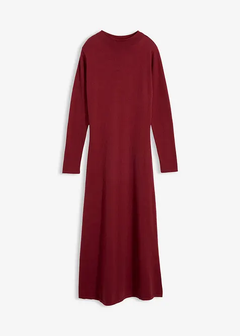 Fijngebreide maxi jurk met kasjmier, bonprix