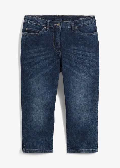 Mid waist stretch jeans, straight, bonprix