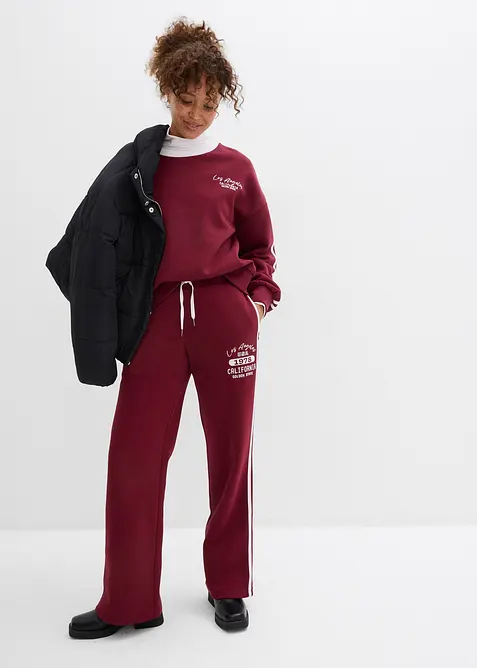 Sweatpants in een zachte katoenmix, bonprix