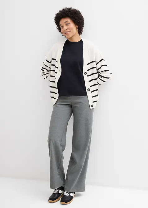 Kort oversized shirt van zwaar biologisch katoen, bonprix