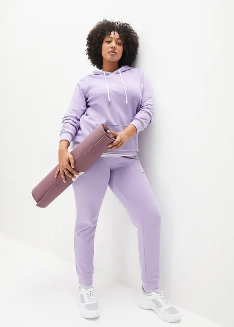 Joggingpak in een katoenmix (2-dlg. set), bonprix