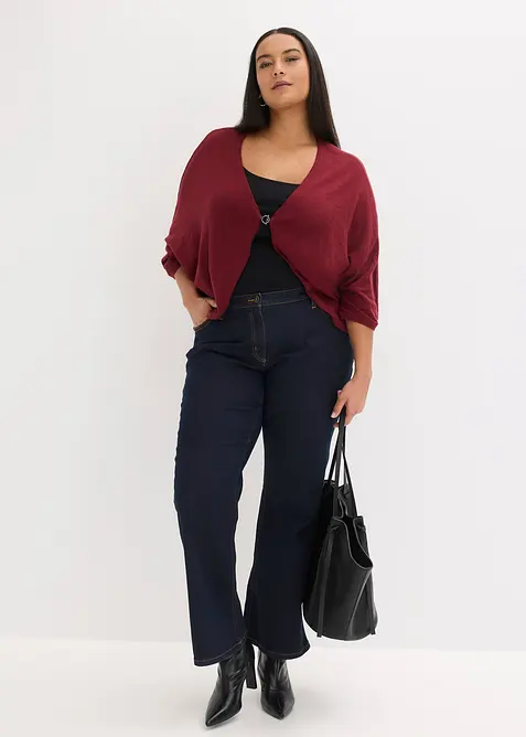 Fijn gebreid vest van puur katoen, bonprix