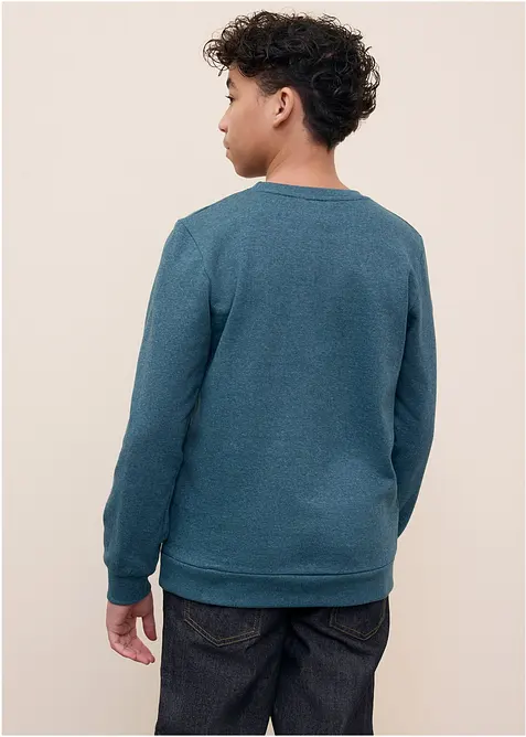 Sweatshirt van zachte katoenmix (set van 2), bonprix