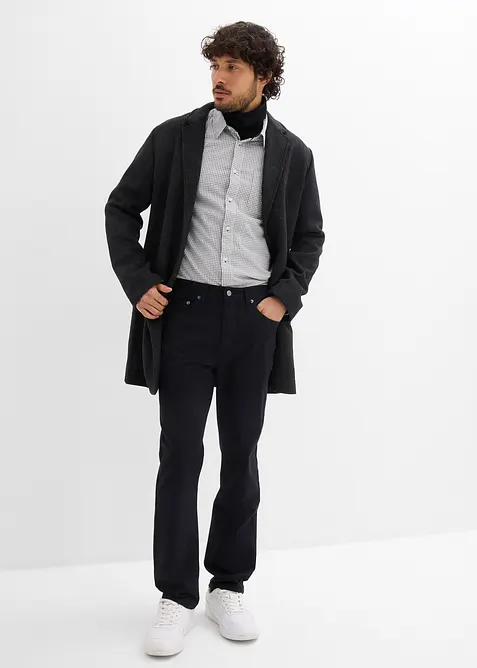 Classic fit stretchbroek met comfortabele tailleband, straight, bonprix