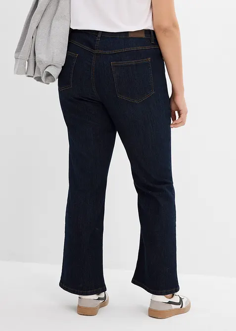 Bootcut stretch jeans, mid waist, bonprix