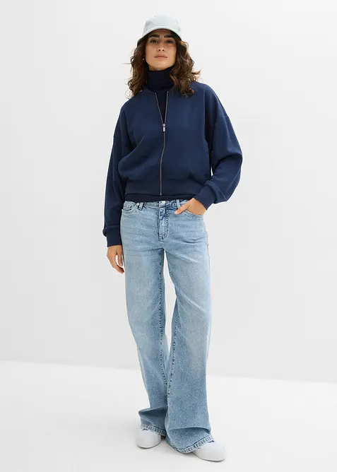 Bomber van zachte viscosemix, bonprix