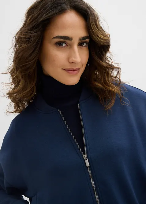 Bomber van zachte viscosemix, bonprix