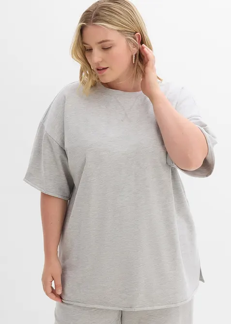 Lang sweatshirt van katoen, bonprix