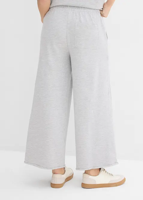Sweatpants van biologisch katoen, 7/8 lengte, bonprix